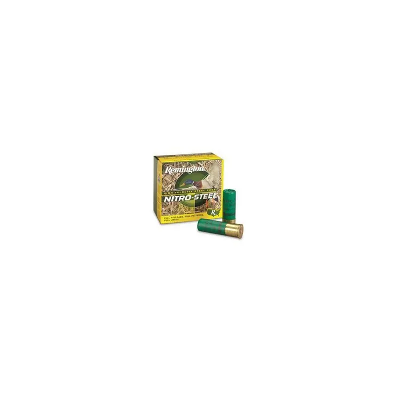 Remington Ammunition 20856 Nitro-Steel High Velocity 12Gauge 3" 1 3/8oz BBShot 25 Per Box/10 Case