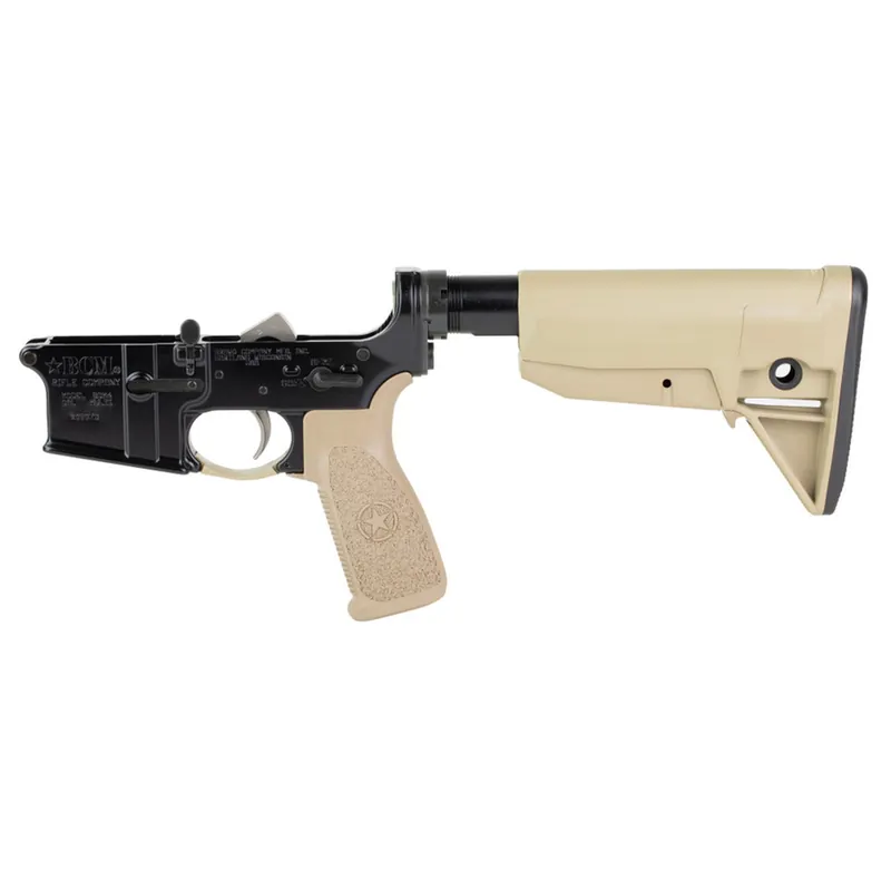 Bravo Company BCM CMPLT LWR W/STK MOD 0 Multi-Caliber Flat Dark Earth Anodized Finish