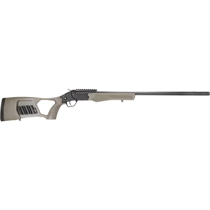 Rossi SSP20TKY Tuffy Turkey 20 Gauge 1rd 26" Alloy Steel Barrel & Receiver w/Matte Black Finish, Synthetic OD Green Fixed Thumbhole Stock w/Shell Holder, Ambidextrous (Youth)