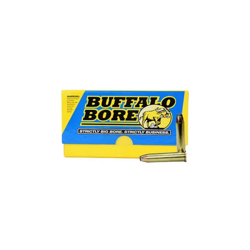 Buffalo Bore Ammunition 8C20 Lever Gun Strictly Business 45-70Gov 350gr Semi Jacketed Flat Point 20 Per Box/12 Case