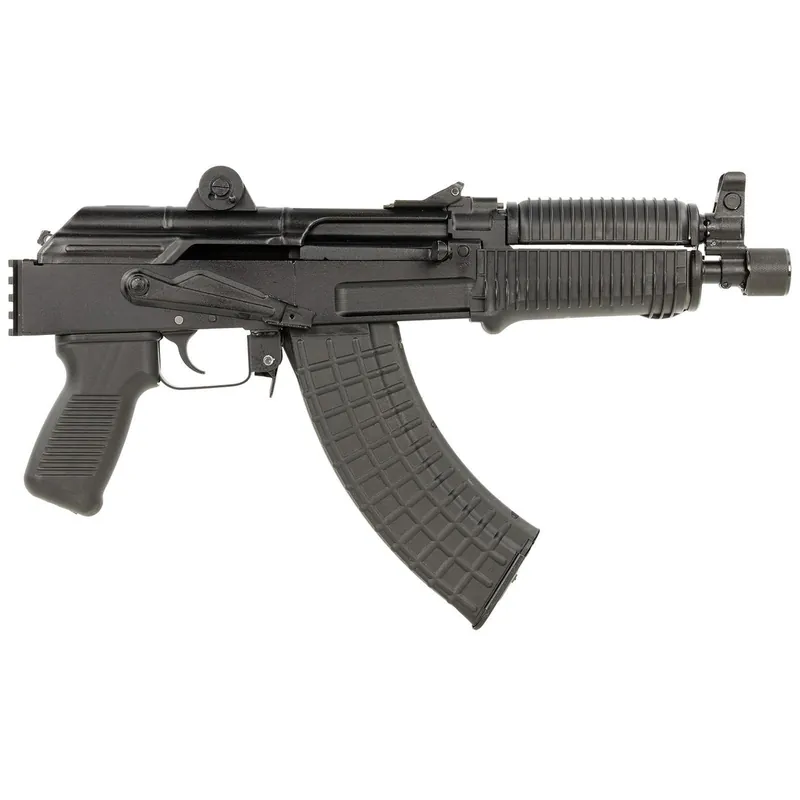 Arsenal SAM7K55 SAM7K 7.62x39mm 30+1 8.50" Black Steel Threaded Barrel, Polymer Handguards, Black Aluminum Forged & Milled Receiver, Mounted 1913 Picatinny Rail, Black Polymer Grips