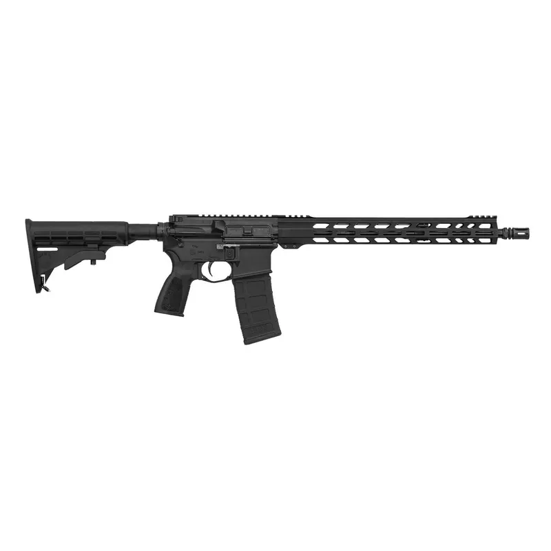 ZRO Delta 223WYBR012 ZRO1 Ready Series Full Size 223 Wylde 30+1 16" Black Nitride Threaded Barrel, Black Aluminum Receiver, M-LOK Handguard, Adjustable Black Synthetic Stock, Black A2 Grip