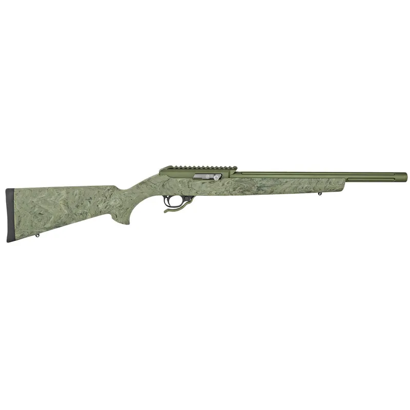 Tactical Solutions ATE2MODBHGGRN X-Ring VR Gen2 22 LR Matte OD Green Barrel & Receiver, Hogue OverMolded Ghillie Green Synthetic Stock