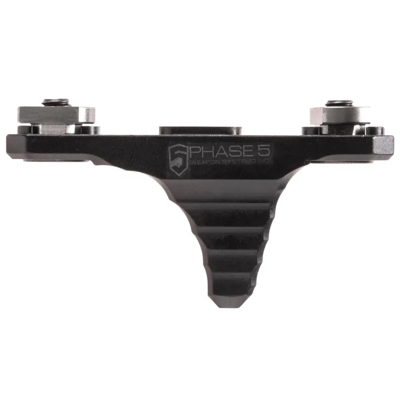 Phase 5 Weapon Systems MHSMLOKBL M-LOK Mini Hand Stop Black Anodized 6061-T6 Aluminum