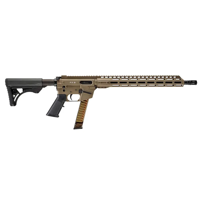 FREEDOM ORDNANCE FX9R16-FDE FX9R 9mm Luger 16" M-LOK Handguard B5 Grip
