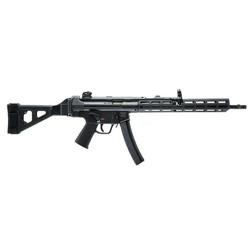 HK 81001191 SP5L 9mm Luger 10+1 16.50" Overall Black M-LOK Handguard, Aluminum Receiver, SB Tactical Brace & Polymer Grip