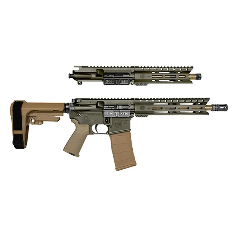 Diamondback DB15 Combo 5.56 NATO / 300 Blackout 10"/8" Barrel 30 Round Green/Tan