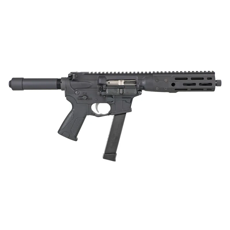 LWRC ICP9B8 IC-9 9mm Luger 33+1 8.50" Black Nitride Threaded Barrel, M-LOK Handguard, Black Aluminum Receiver w/Integrated Rail Base, Black Pistol Tube, LWRC Ultra Combat Grip, Ambidextrous