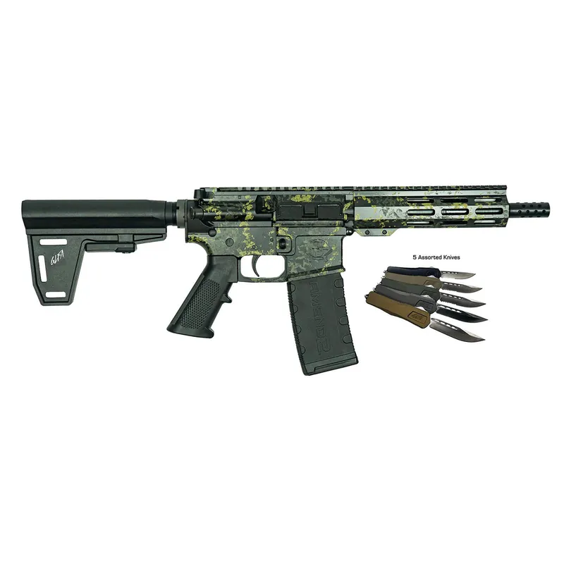 GLFA GL15 LBLK-PISTOL BUNDLE 7.5 BRACE LICHEN-BLK