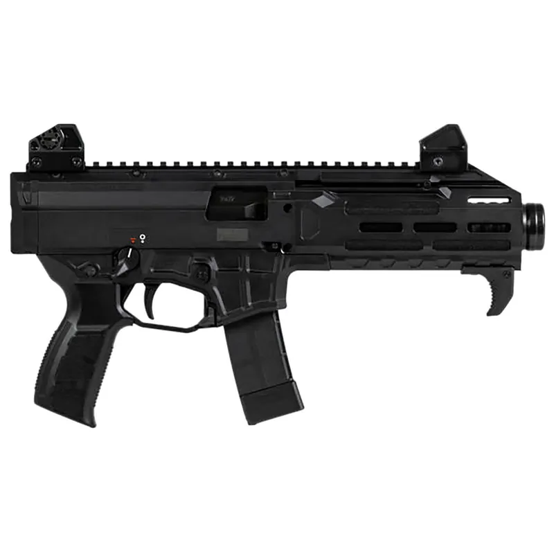 CZ-USA 91431 Scorpion 3+ 9mm Luger 20+1 7.80" Black Threaded Barrel, M-LOK Handguard, Picatinny Rail, Black Polymer Grip, Ambidextrous