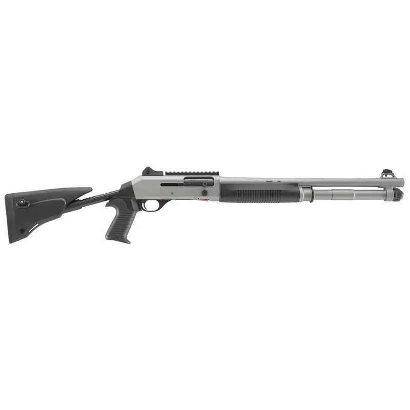 Benelli M4 Ext 12 Gauge 18.5" Barrel Titanium Cerakote 7+1 Round