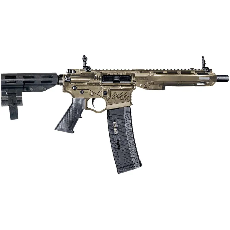 ATI ATIGAX5567MLCFDE Alpha Maxx 5.56x45mm 60+1 7.50" Black Threaded Barrel, Polymer M-LOK Handguard, Flat Dark Earth Picatinny Rail Receiver