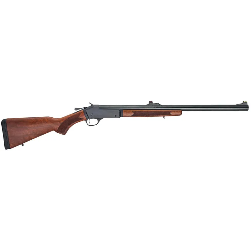 Henry H01512S Single Shot 12 Gauge with 24" Rifled Slug Barrel, 3" Chamber, 1rd Capacity, Blued Metal Finish & American Walnut Stock Right Hand (Full Size)
