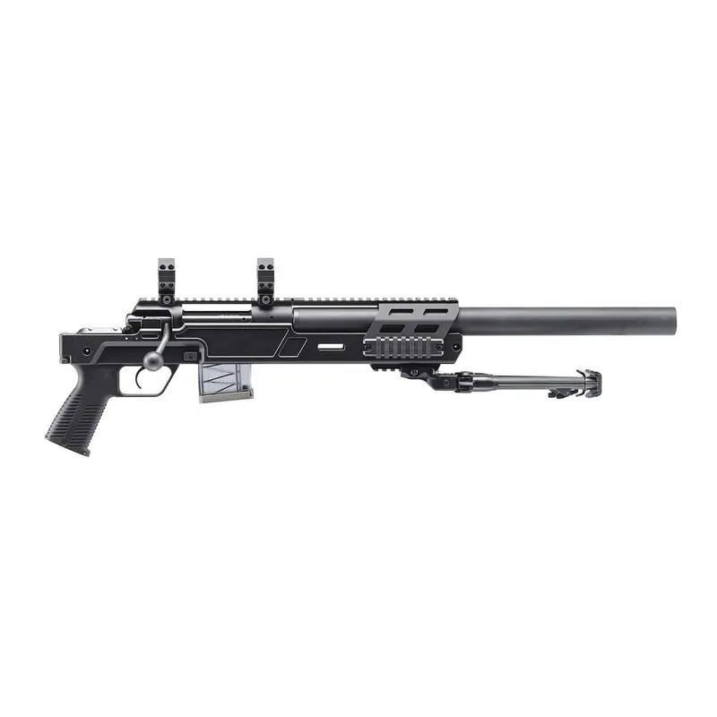 B&T Firearms SPR300 SPR300 Pistol Kit 300 Blackout 10+1 9.80", Black, Integrated Suppressor, Polymer Grip, Scope Rings & Bipod Included