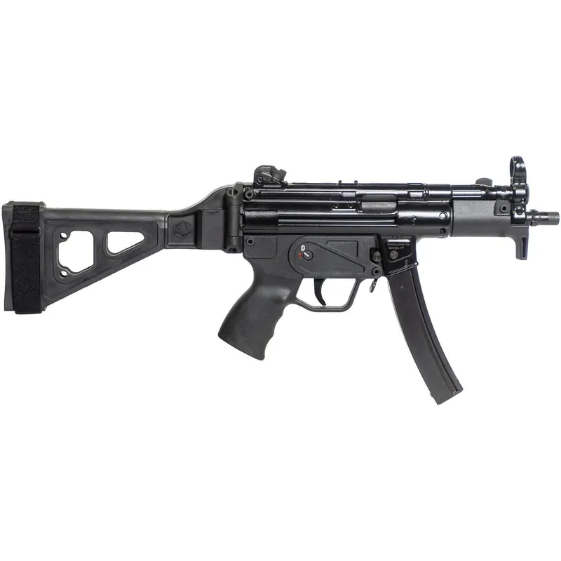 Century Arms HG6035SB-N AP5 P 9mm Luger 30+1 5.75" Threaded Barrel, Polymer Picatinny Rail Receiver, Black Synthetic SB Tactical Brace, Black Polymer Grip
