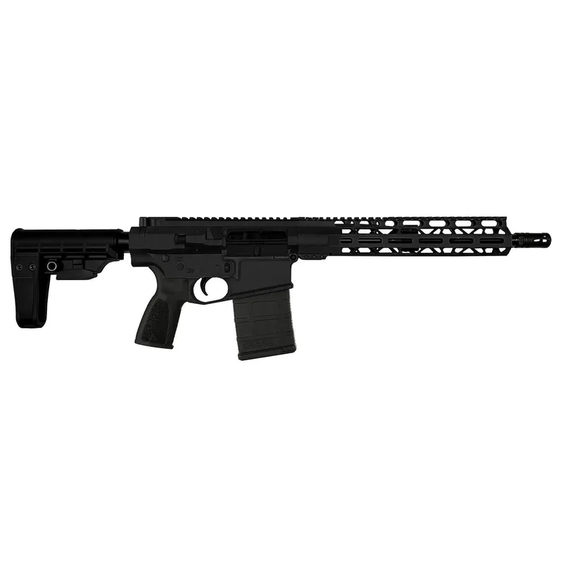 Live Free Armory LFBR82101 Battle Pistol 7.62x51mm 20+1 12.50" Black Parkerized Barrel, Black Cerakote Aluminum Receiver w/Picatinny Rail, M-LOK Handguard, Black Polymer Stock, Black Polymer Grip