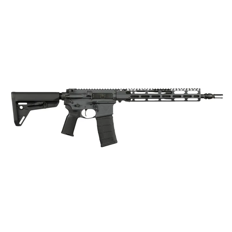 Vktr Industries V31100916606 VK-1PW 5.56 13.70" Sniper Gray Cerakote Low Profile M-LOK Handguard Black Magpul K2 Grip