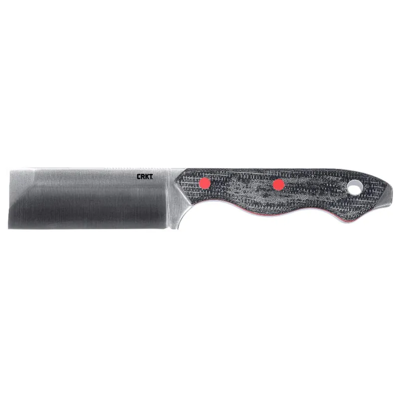 CRKT 4037 Razel 2.97" Fixed Plain Satin D2 Steel Blade/Weathered Resin Infused Fiber Handle Includes Sheath
