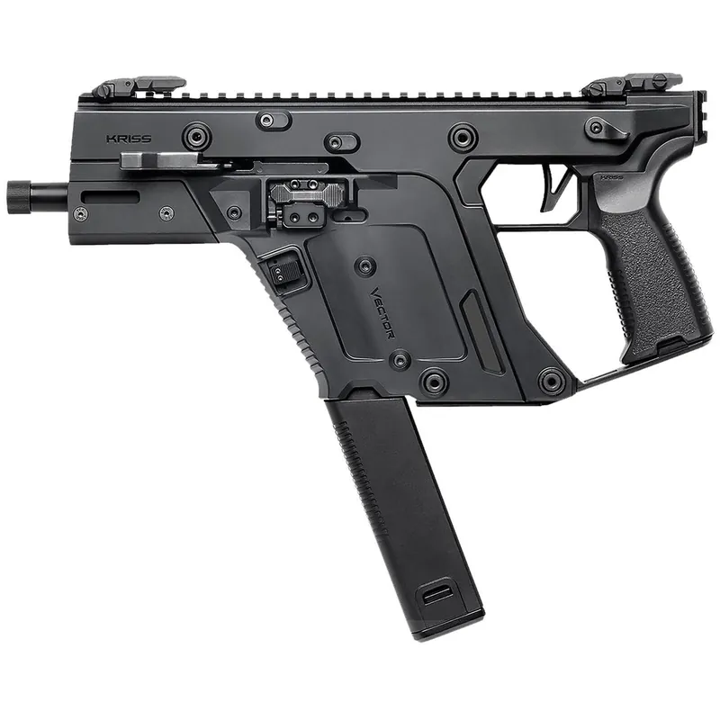 Kriss USA KV903PBL00 Vector SDP Gen3 9mm Luger 40+1 5.50" Black Nitride Threaded Barrel, M-LOK Handguard, Black Picatinny Rail Receiver & Rear, Black Polymer Grip, Ambidextrous, Glock Mag Compatible