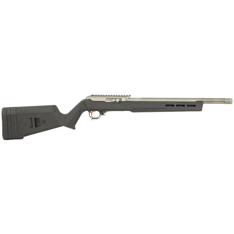 Tactical Solutions ATE2GMGBMBLK X-Ring VR Gen2 22 LR Gun Metal Gray Barrel & Receiver, Black Magpul X-22 Hunter Synthetic Stock