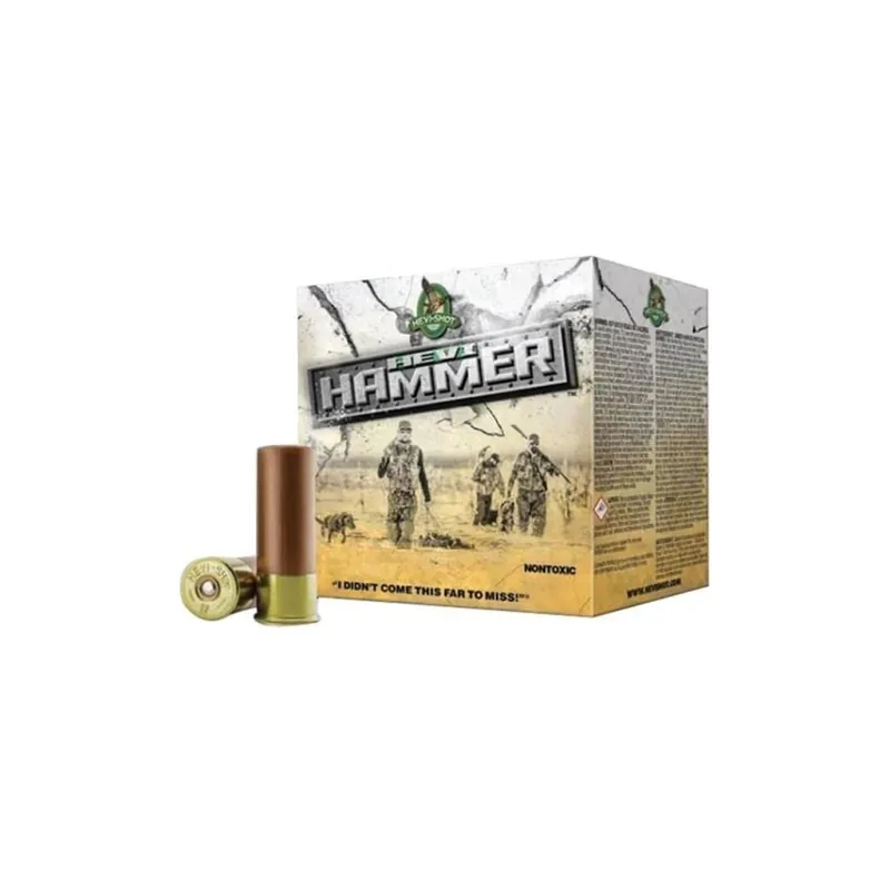 HEVI-Shot HS28388 HEVI-Hammer 12Gauge 3.50" 1 1/2oz Steel/Bismuth BBShot 25 Per Box/10 Case
