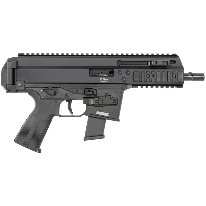 B&T Firearms 36044G APC Pro 45 ACP 15+1 6.80" Black Steel Barrel, M-LOK Handguards, Black Aluminum Picatinny Rail Receiver, Black Polymer Grips, Ambidextrous