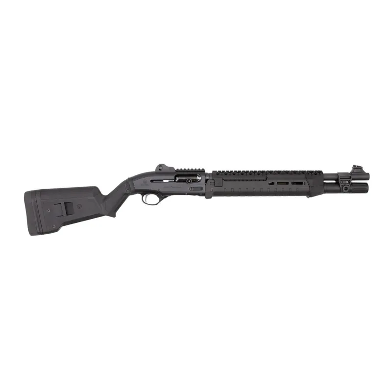 Langdon Tactical Tech LTT1301HZMBLK Beretta 1301 3" 7+1 18.50" Black Oxide Heat Shield Barrel, Black Anodized Aluminum Receiver, Black Magpul Synthetic Stock, Modified Magpul Zhukov Forend