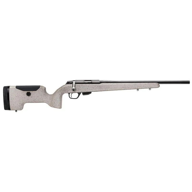 Tikka JRT1XU309 T1X UPR 17 HMR 10+1 20" Black Threaded Barrel, Black Drilled & Tapped Steel Receiver, Desert Sand Textured Fixed Carbon Fiber/Fiberglass Stock, Right Hand
