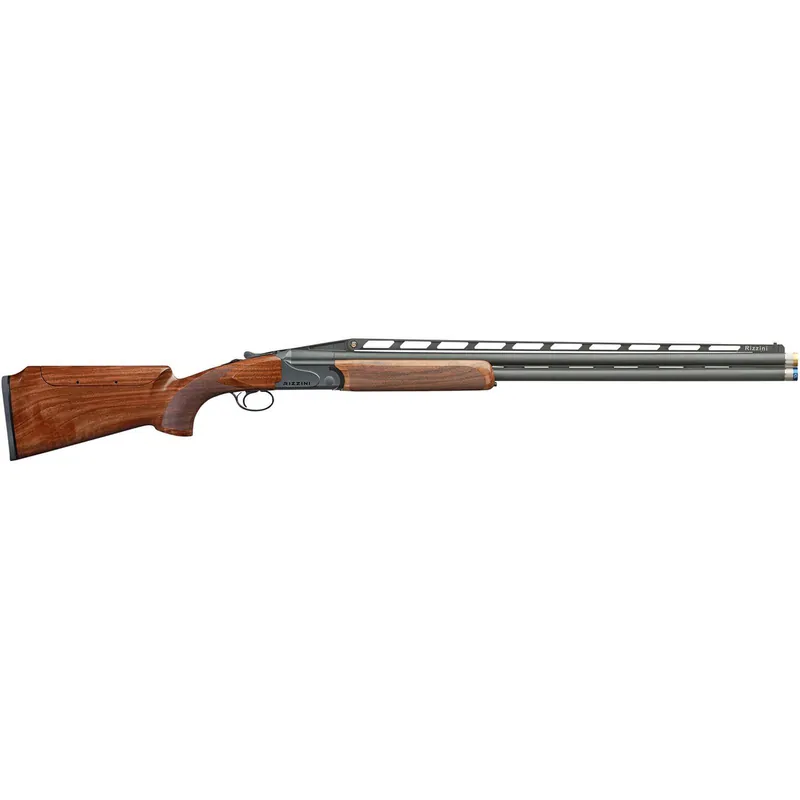 Rizzini USA 26011232 BR110 Sporter IPS Over/Under 12 Gauge 2rd 32" Chrome Lined XL Back Bored, Adj. Vent Rib, Matte Gray Barrel/Rec, Grade II Turkish Walnut Stock w/Adj Comb, 5 Ext. Chokes