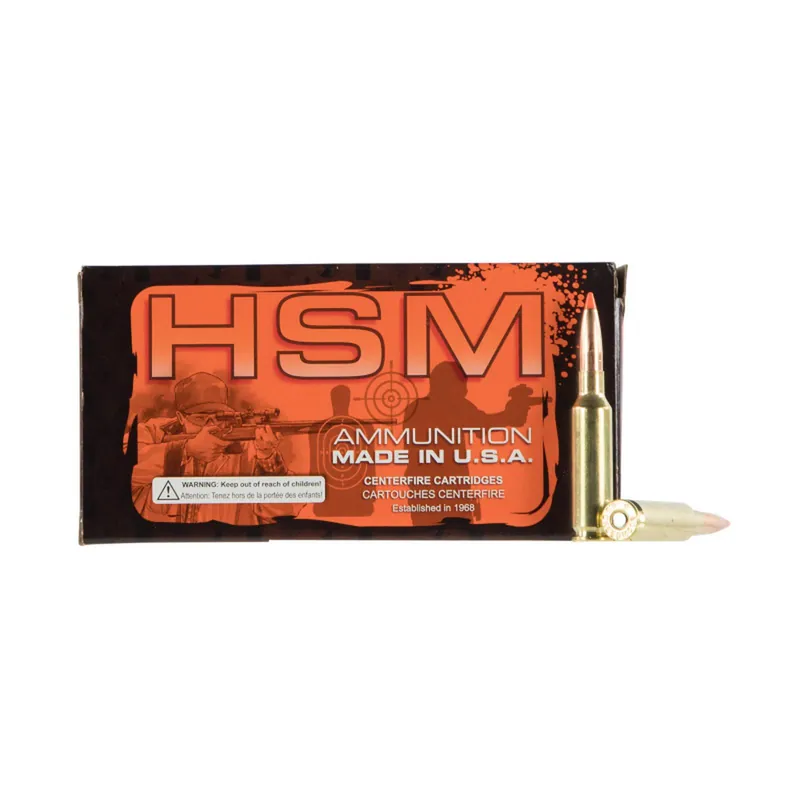 HSM 22311N Match 223 Rem 77 gr Sierra MatchKing BTHP 50 Per Box/ 20 Case