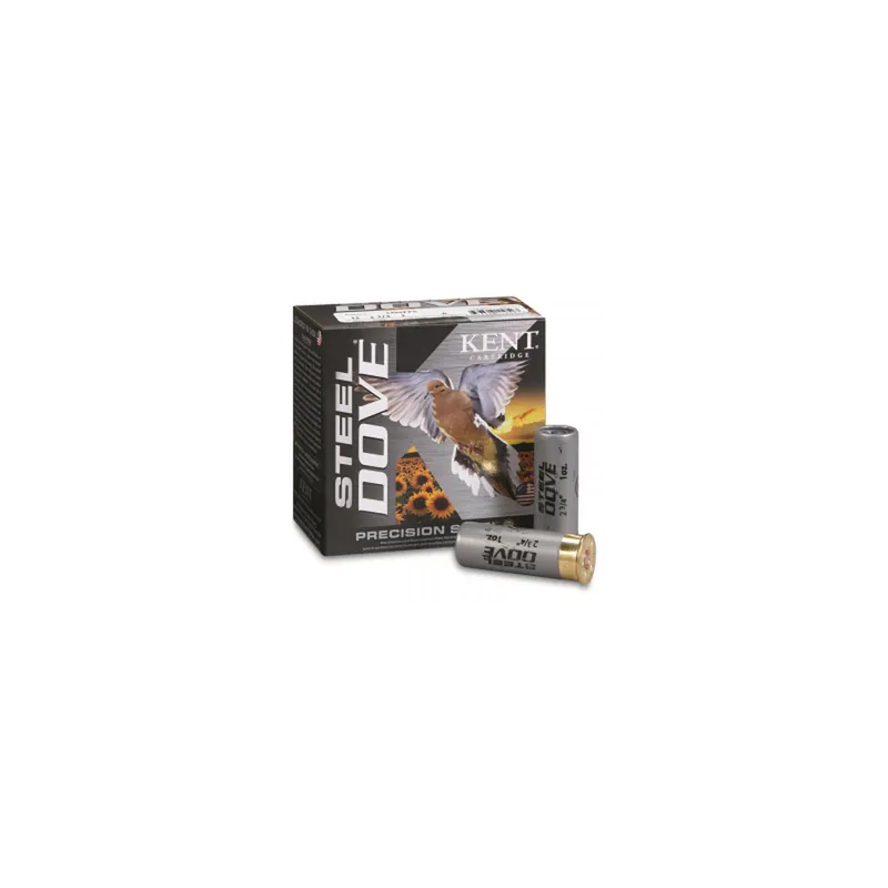 Kent Cartridge K12SD286 Steel Dove 12Gauge 2.75" 1oz 6Shot 25 Per Box/10 Case