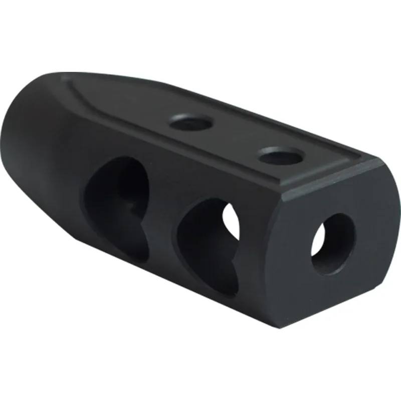 Timber Creek Outdoors 223HBBLC Heart Breaker Muzzle Brake Black Cerakote with 1/2"-28 tpi Threads for 223 Rem AR-Platform