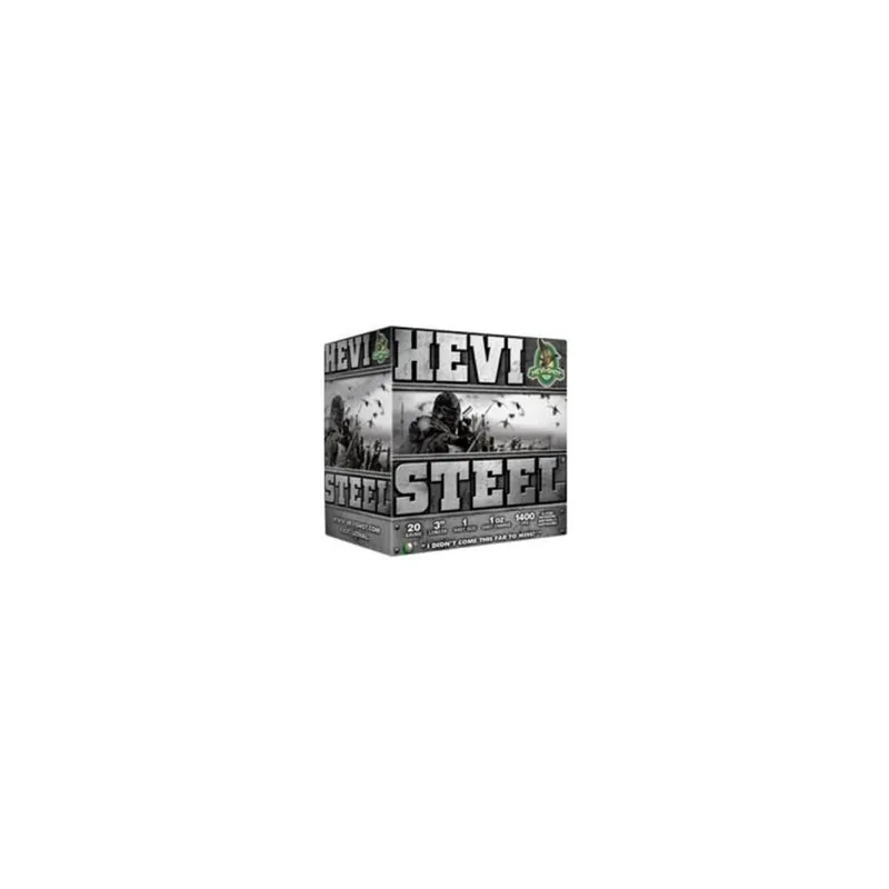 HEVI-Shot HS65004 HEVI-Steel 12Gauge 3.50" 1 3/8oz 4Shot 25 Per Box/10 Case
