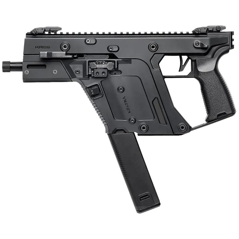 Kriss USA KV453PBL00 Vector SDP Gen3 45 ACP 30+1 5.50" Black Nitride Threaded Barrel, M-LOK Handguard, Black Picatinny Rail Receiver & Rear, Black Polymer Grip, Ambidextrous, Glock Mag Compatible