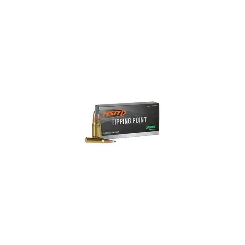 HSM 6CREEDMOOR3N Tipping Point 6mm Creedmoor 90 gr Sierra GameChanger 20 Per Box/ 25 Case