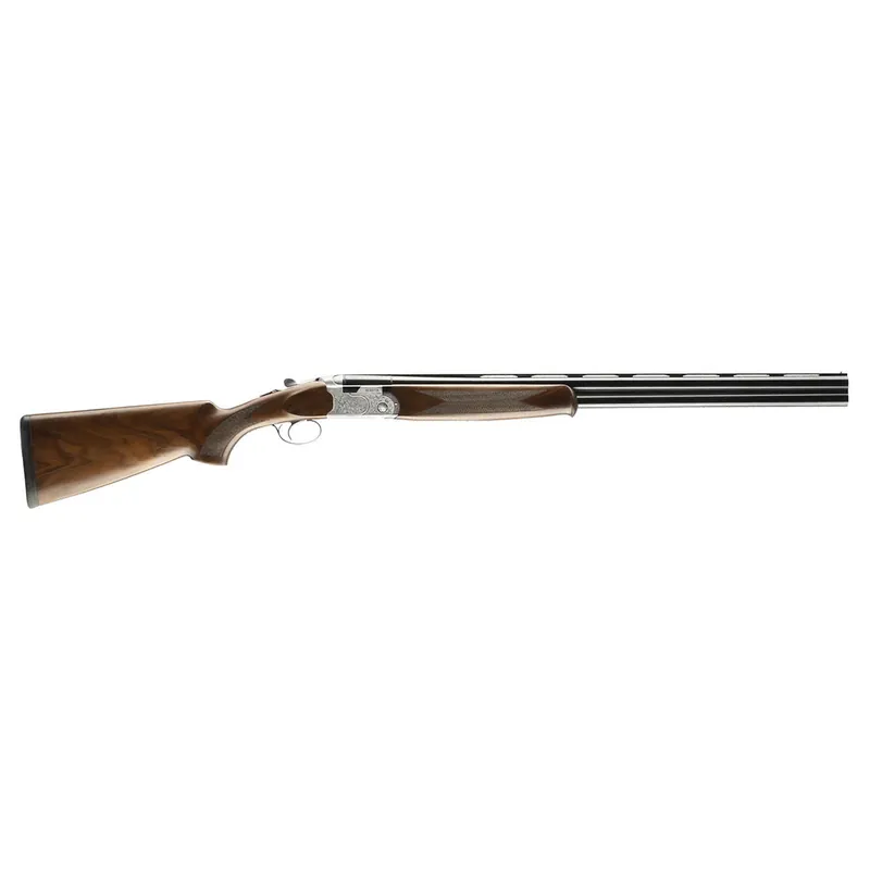 Beretta USA J686F2028 686 Silver Pigeon I 20 Gauge 3" 2rd 28" Blued Over/Under Vent Rib Barrel, Silver Engraved Receiver, Fixed Grade II Walnut Wood Stock, Right Hand