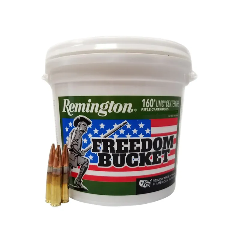 Remington Ammunition 20111 UMC Freedom Bucket 300Blackout 220gr Open Tip Flat Base 160 Per Box/4 Case