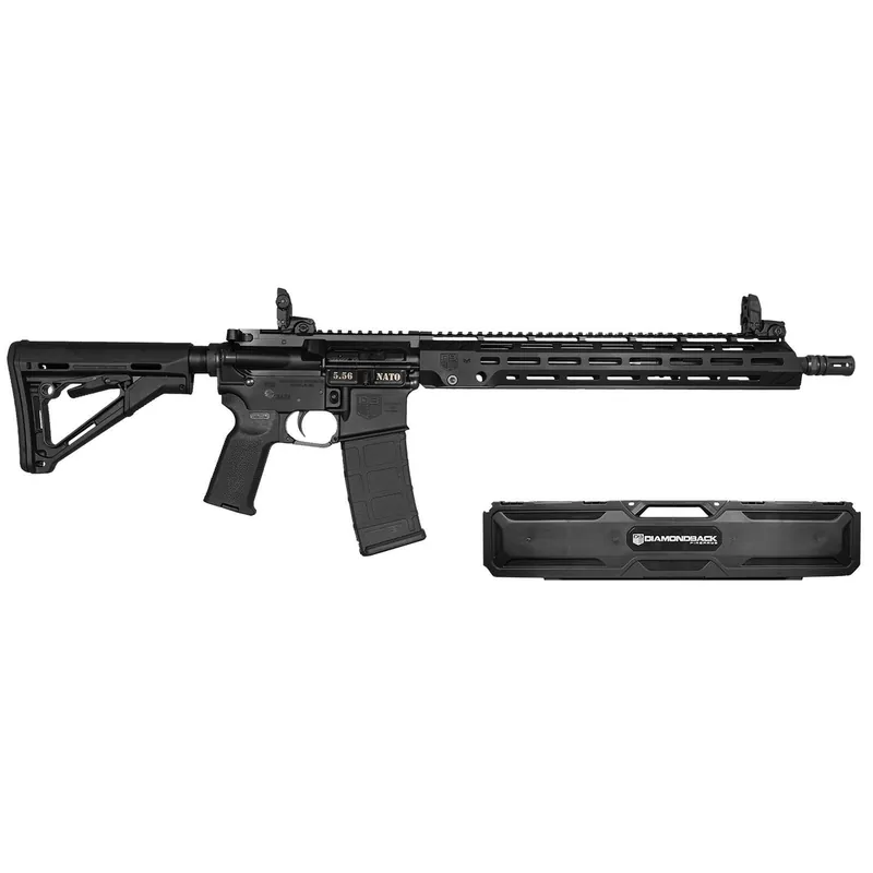 Diamondback DB1889K001 DB15 Knight‘s Armament 5.56 NATO 30+1 16" Phosphate Chrome Lined Threaded Barrel, Black Anodized Picatinny Rail Aluminum Receiver, Magpul CTR Synthetic Stock, Magpul MOE K2 Grip