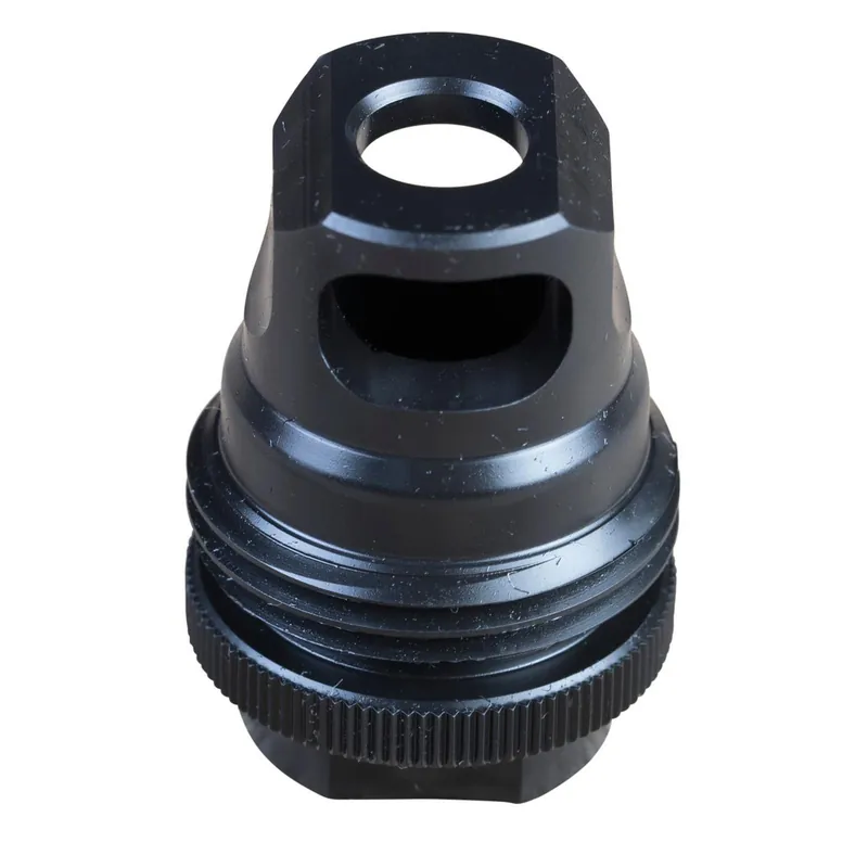 SilencerCo AC2627 ASR Muzzle Brake Black Steel 5/8"-24 Threads, 30 Cal