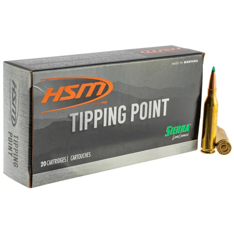 HSM 27019N Tipping Point 270 Win 150 gr Hornady SST 20 Per Box/400 Case