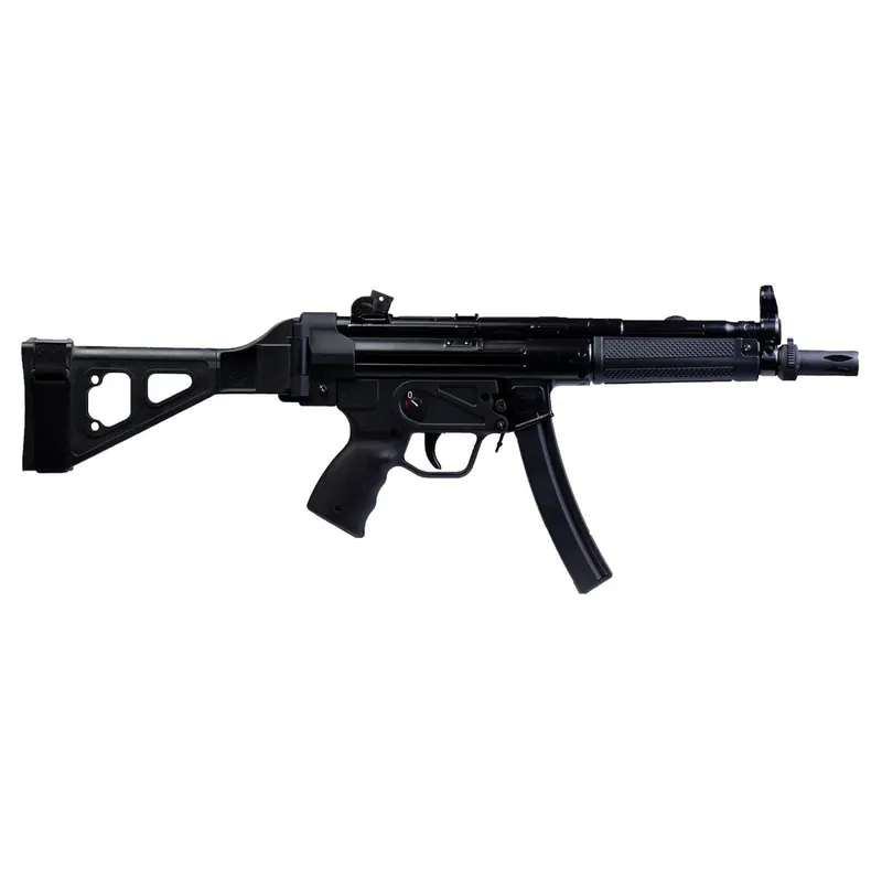Century Arms HG6034SB-N AP5 P 9mm Luger 30+1 9" Black Threaded Barrel, Black Synthetic SB Tactical Brace, Black Polymer Pistol Grip
