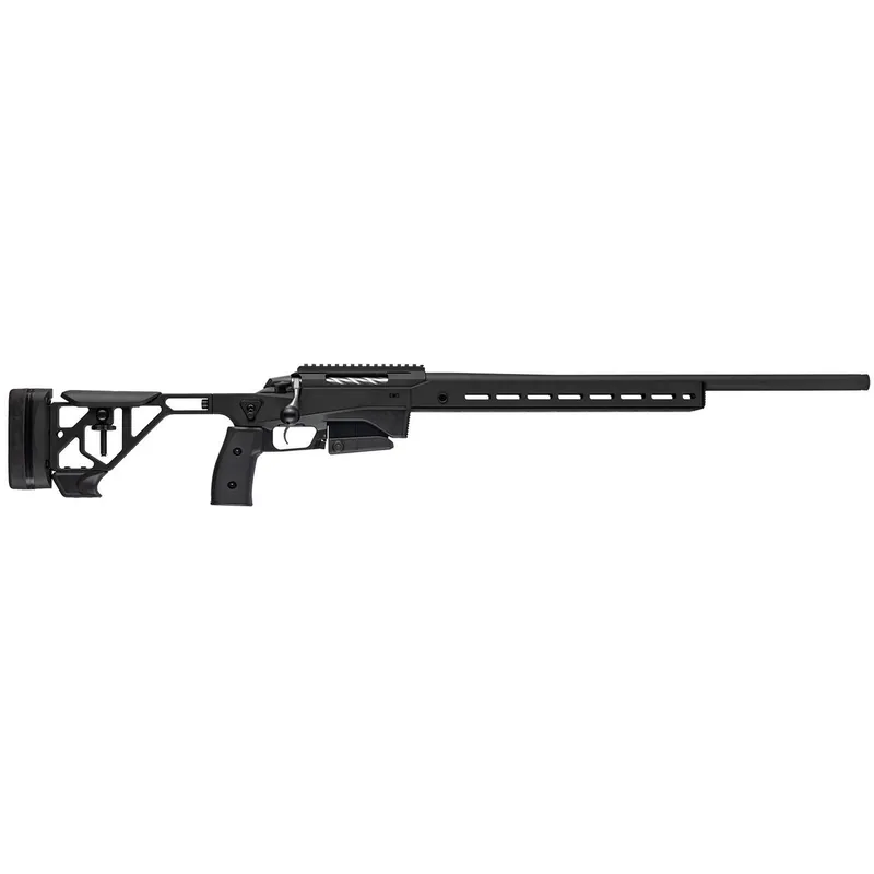 Tikka JRTXATB31624 T3x Ace Target 308 Win 10+1 24" Threaded Barrel, Black Cerakote Picatinny Rail Receiver, Adjustable Black Stock, Black Polymer Grip