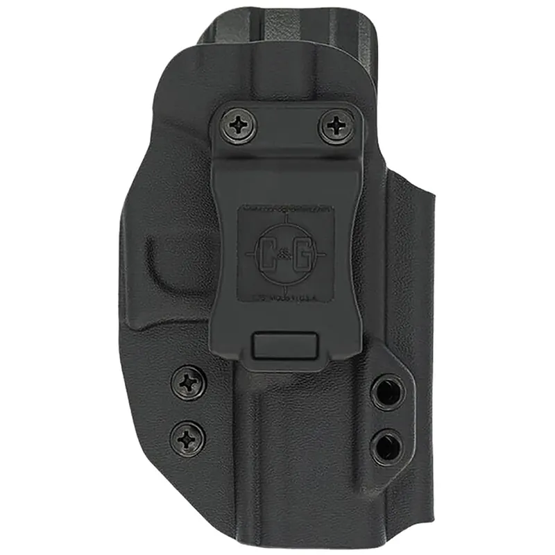 C&G Holsters 0526100 Covert IWB Black Kydex Belt Clip Fits S&W Shield 9/40