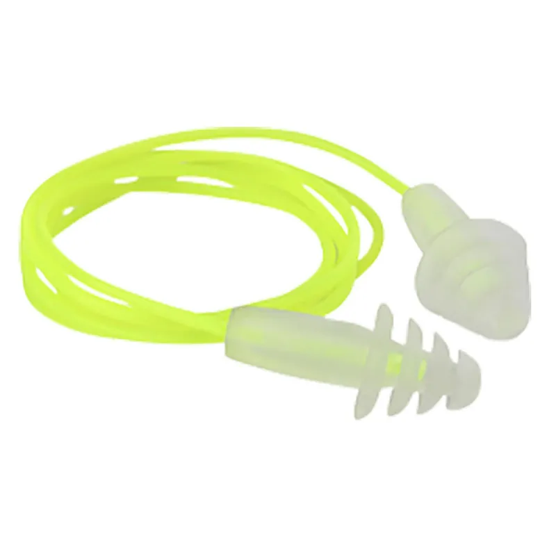 Radians FP43HVBP3 Resistor Flanged Earplugs Thermoplastic 27dB Yellow/Clear 3Pair