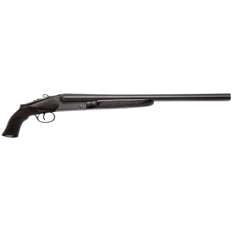 Chiappa Firearms 930385 500 12 Gauge Break Open 2 20" Black Side By Side Barrel, Black Receiver, Black Wood Stock, Includes Pistol Grip