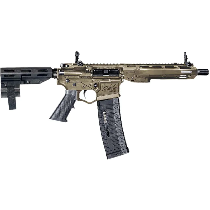 ATI ATIGAX3007MLCFDE Alpha Maxx 300 Blackout 60+1 7.50" Black Threaded Barrel, Polymer M-LOK Handguard, Flat Dark Earth Picatinny Rail Receiver