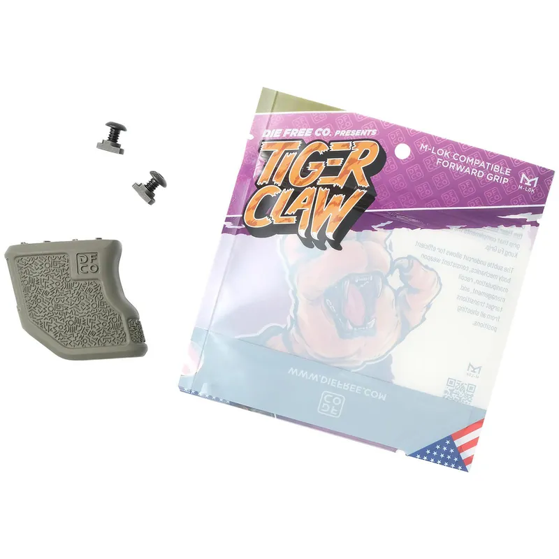 Die Free Co Llc TCMLOKODG Tiger Claw Olive Drab Nylon