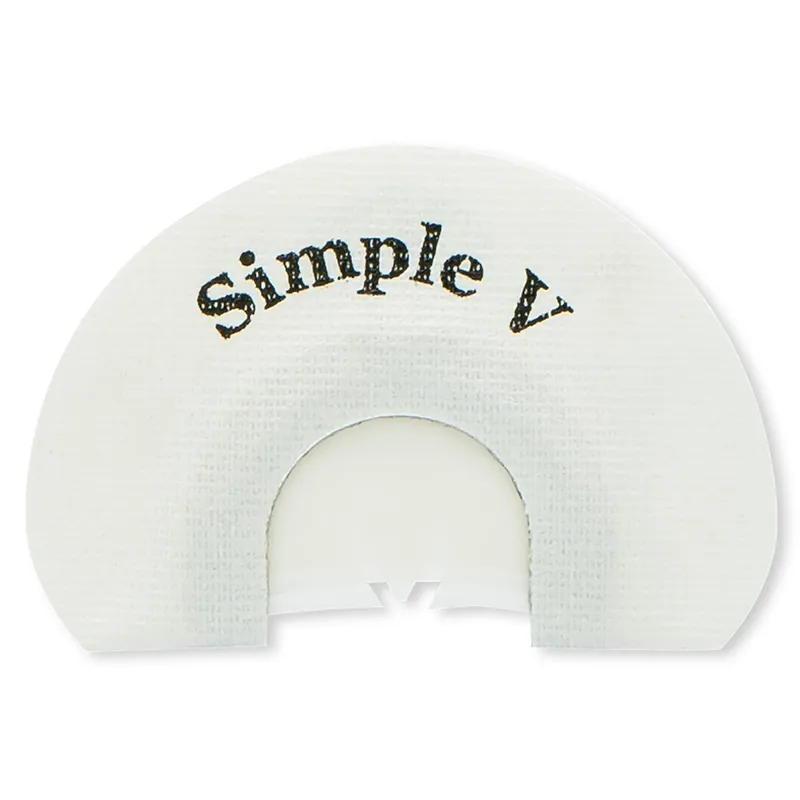 Rolling Thunder Game Call TC006-SV Simple Diaphragm Call 2 Reed V-Cut Attracts Turkey Species