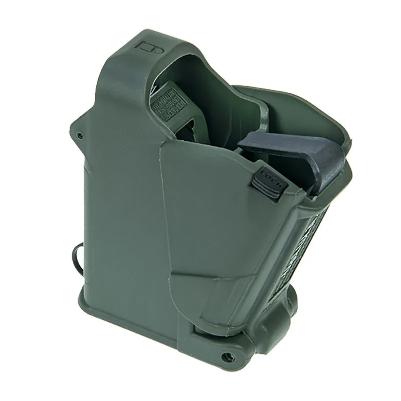 Maglula UP60DG UpLULA Loader & Unloader Double Stack Single Stack Dark Green Polymer 9mm Luger/45 ACP Pistols