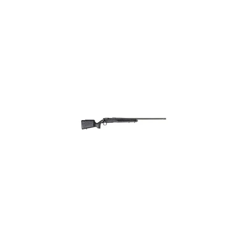 Christensen Arms 8010200500 Mesa Long Range 28 Nosler 3+1 26" Threaded Barrel, Tungsten Gray Cerakote, Black with Gray Webbing Stock